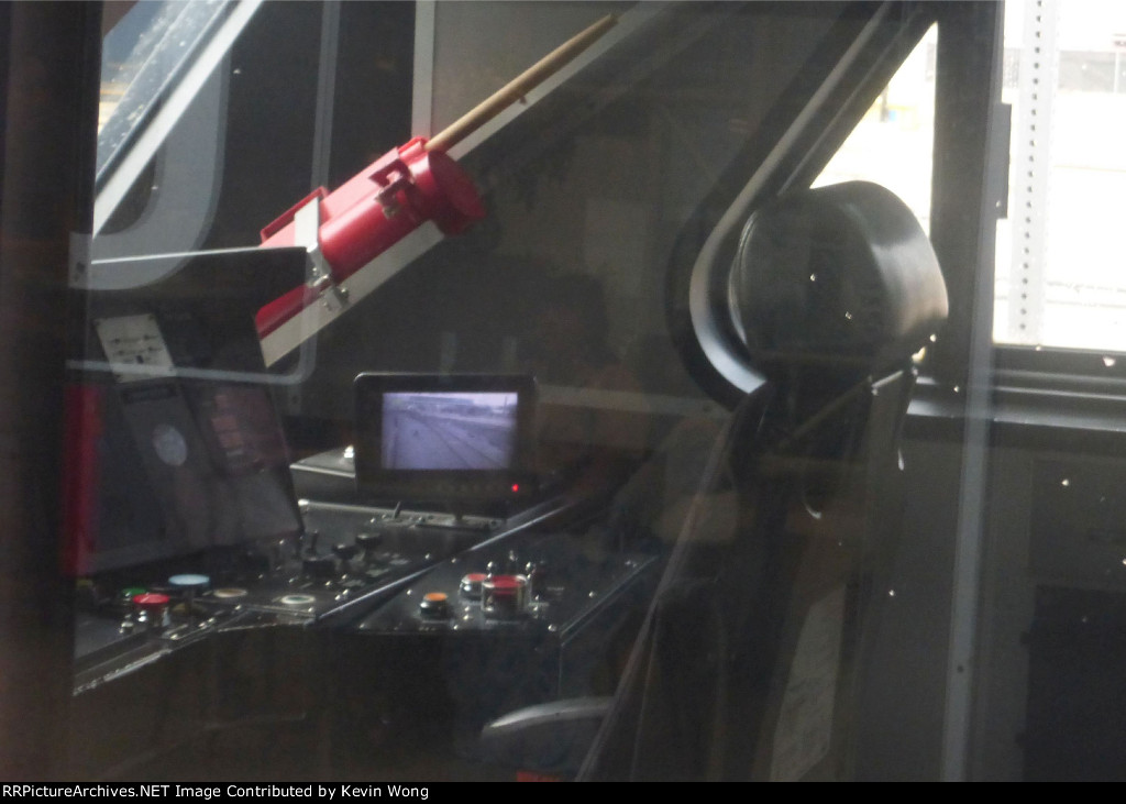 Cab of UP Express "A" unit DMU 1005